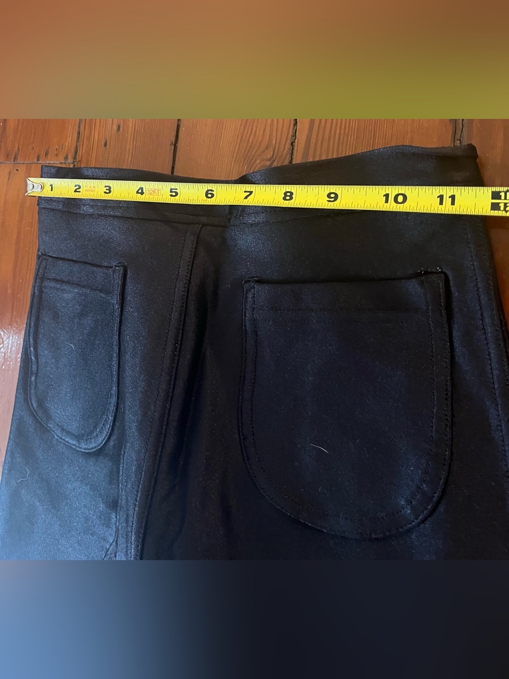 American Apparel Disco Pants Black High Rise Skinny M - Picture 6 of 7